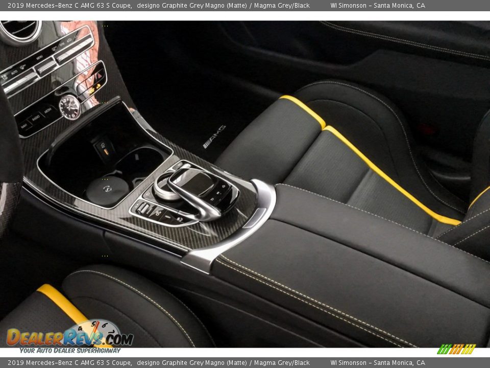 2019 Mercedes-Benz C AMG 63 S Coupe designo Graphite Grey Magno (Matte) / Magma Grey/Black Photo #7
