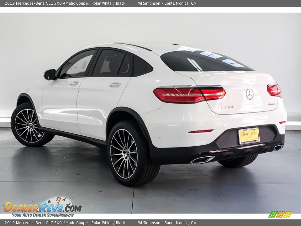 2019 Mercedes-Benz GLC 300 4Matic Coupe Polar White / Black Photo #2