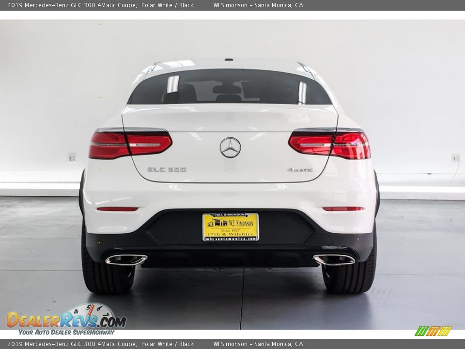 2019 Mercedes-Benz GLC 300 4Matic Coupe Polar White / Black Photo #3