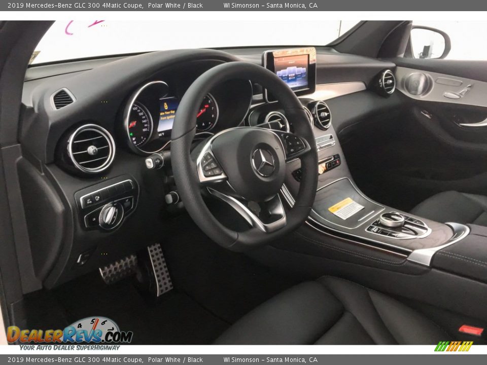 2019 Mercedes-Benz GLC 300 4Matic Coupe Polar White / Black Photo #4