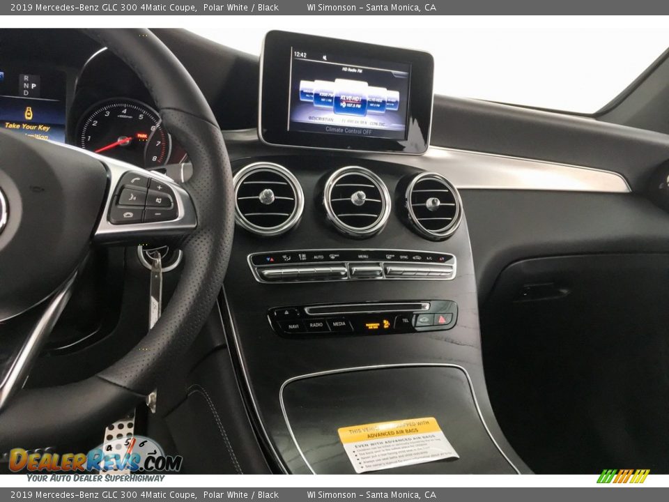 2019 Mercedes-Benz GLC 300 4Matic Coupe Polar White / Black Photo #6