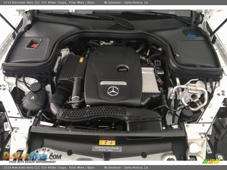 2019 Mercedes-Benz GLC 300 4Matic Coupe Polar White / Black Photo #8