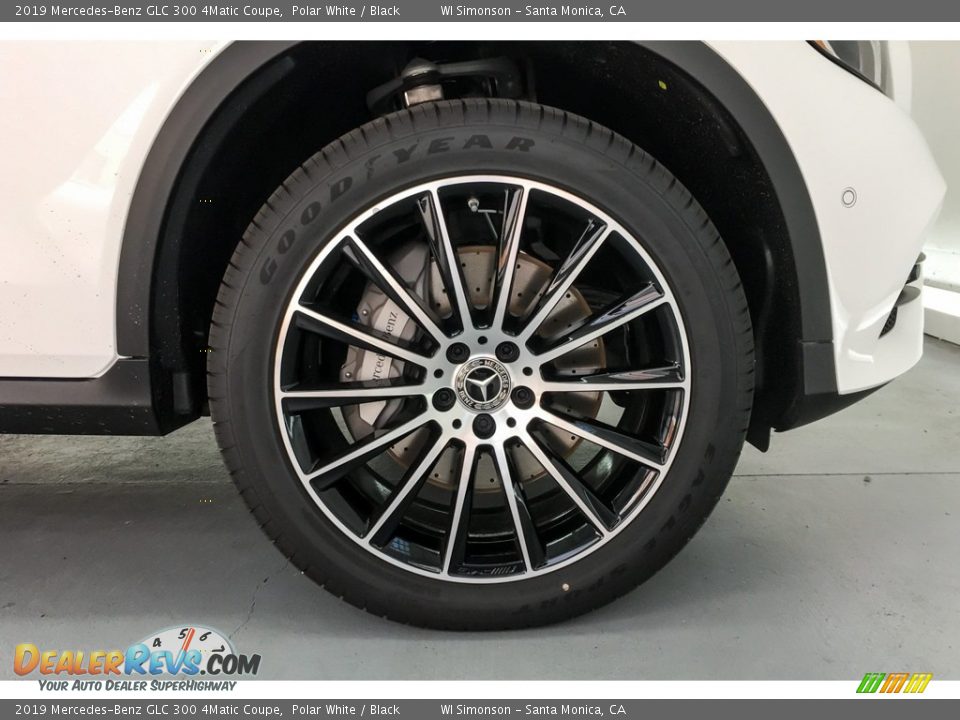 2019 Mercedes-Benz GLC 300 4Matic Coupe Polar White / Black Photo #9