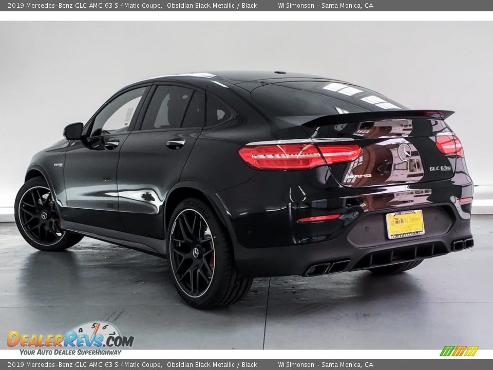 2019 Mercedes-Benz GLC AMG 63 S 4Matic Coupe Obsidian Black Metallic / Black Photo #2