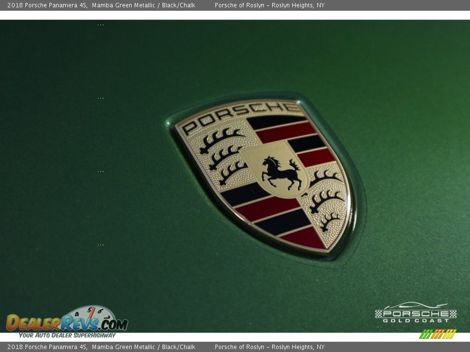2018 Porsche Panamera 4S Mamba Green Metallic / Black/Chalk Photo #5