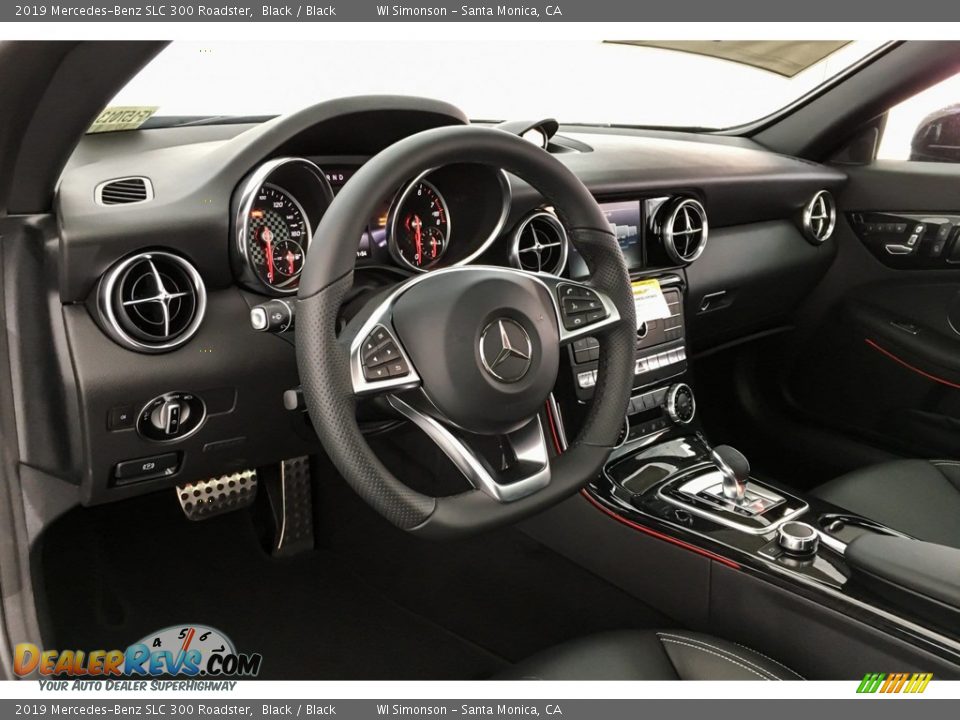 2019 Mercedes-Benz SLC 300 Roadster Black / Black Photo #4