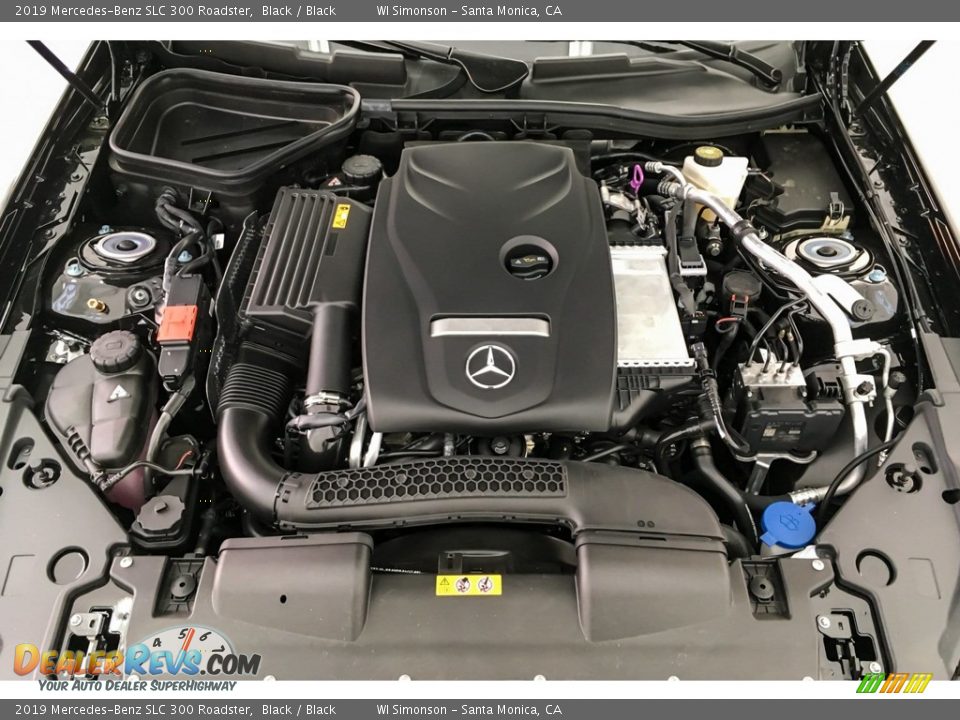 2019 Mercedes-Benz SLC 300 Roadster Black / Black Photo #8
