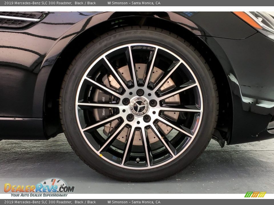 2019 Mercedes-Benz SLC 300 Roadster Black / Black Photo #9