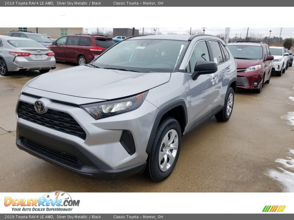 2019 Toyota RAV4 LE AWD Silver Sky Metallic / Black Photo #1