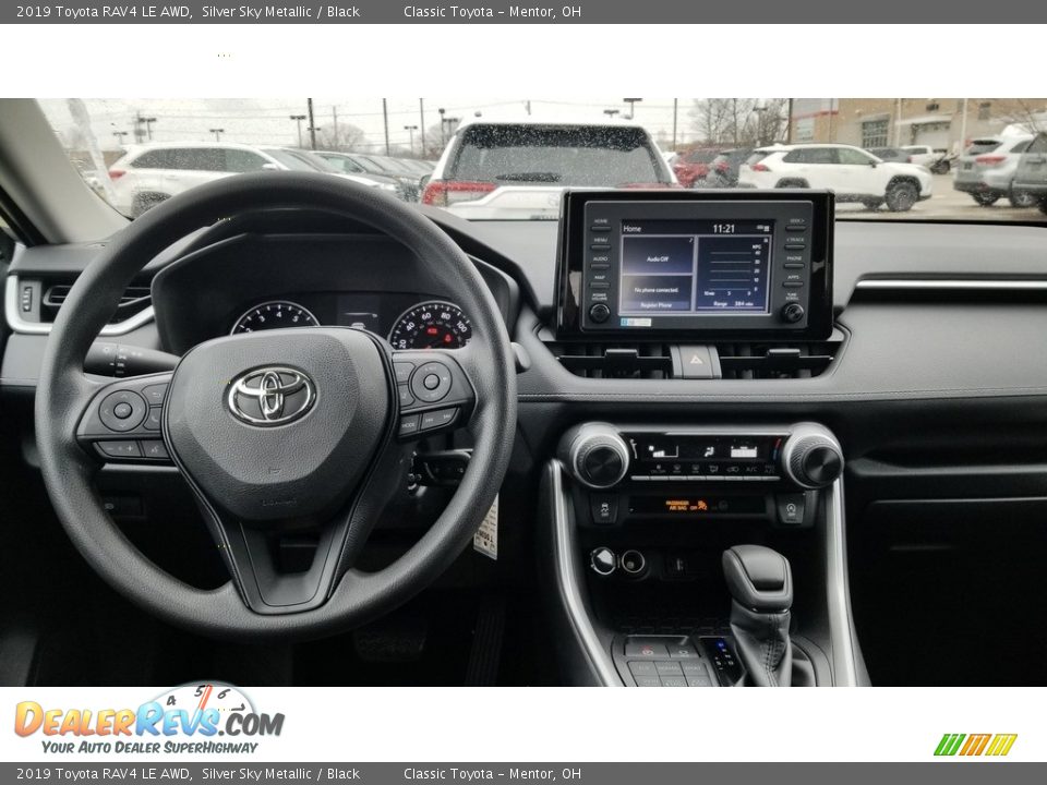 2019 Toyota RAV4 LE AWD Silver Sky Metallic / Black Photo #4