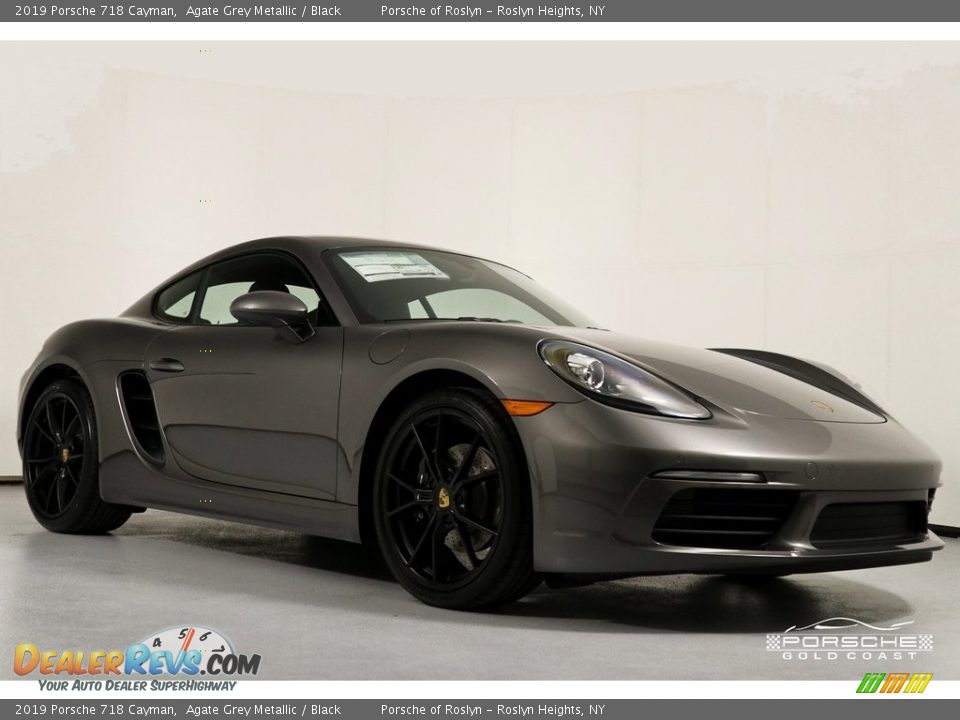 2019 Porsche 718 Cayman Agate Grey Metallic / Black Photo #1