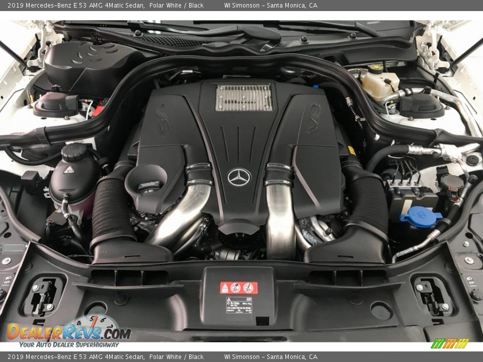 2019 Mercedes-Benz E 53 AMG 4Matic Sedan 3.0 Liter Turbocharged DOHC 24-Valve VVT Inline 6 Cylinder w/EQ Boost Engine Photo #8