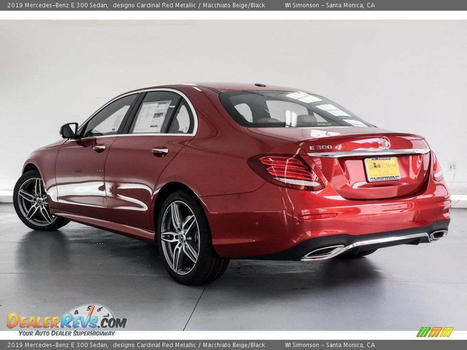 2019 Mercedes-Benz E 300 Sedan designo Cardinal Red Metallic / Macchiato Beige/Black Photo #2