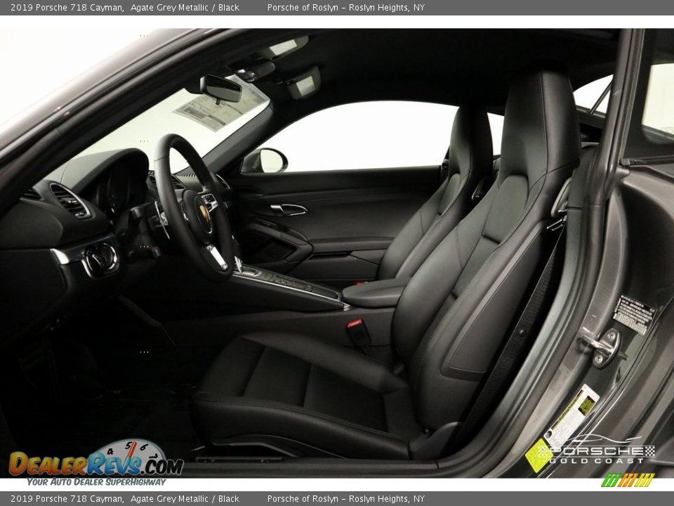 2019 Porsche 718 Cayman Agate Grey Metallic / Black Photo #15