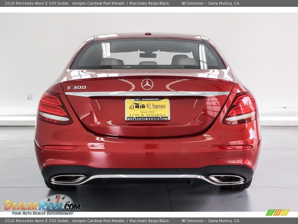 2019 Mercedes-Benz E 300 Sedan designo Cardinal Red Metallic / Macchiato Beige/Black Photo #3