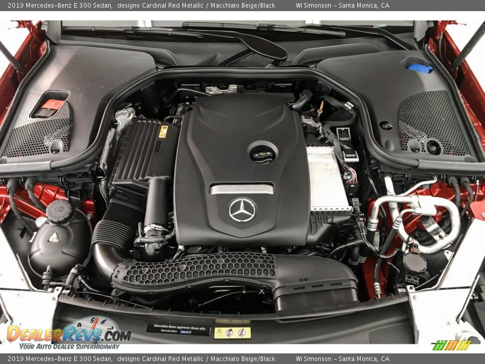 2019 Mercedes-Benz E 300 Sedan designo Cardinal Red Metallic / Macchiato Beige/Black Photo #8