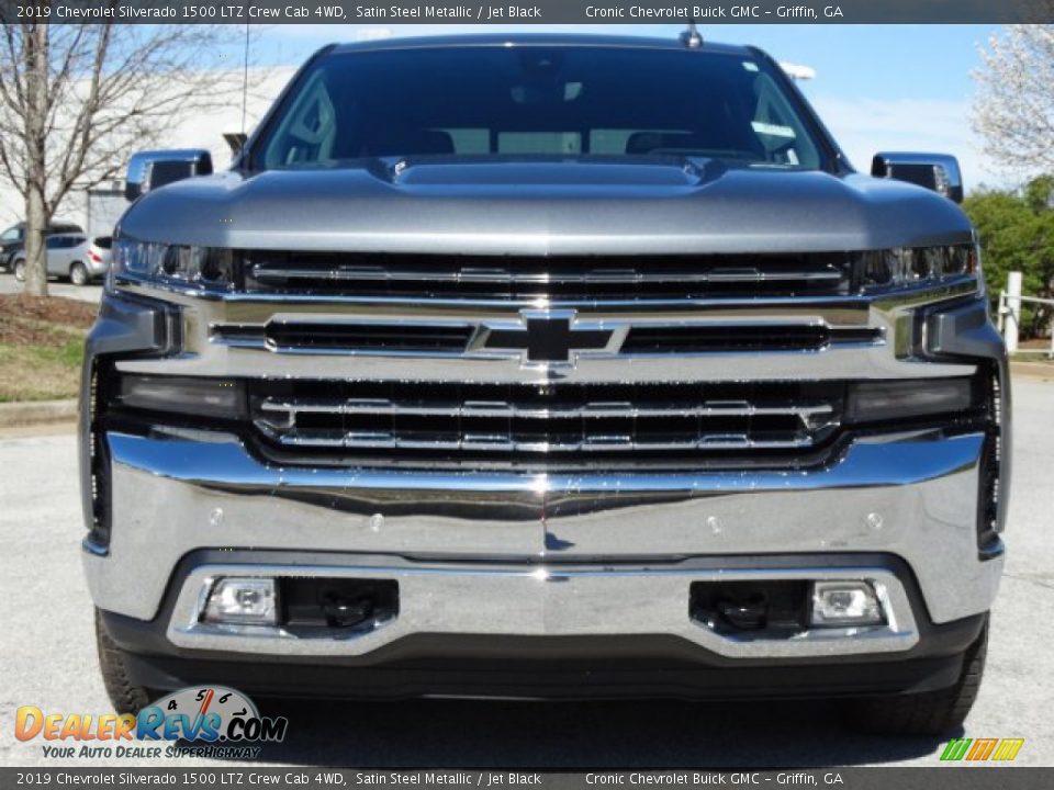 2019 Chevrolet Silverado 1500 LTZ Crew Cab 4WD Satin Steel Metallic / Jet Black Photo #4
