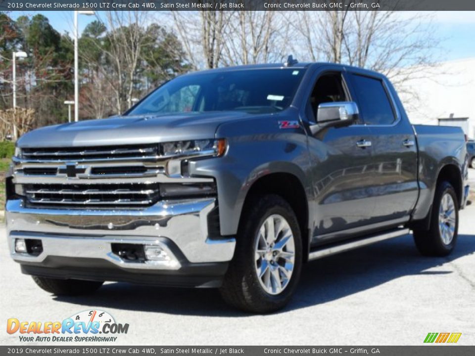 2019 Chevrolet Silverado 1500 LTZ Crew Cab 4WD Satin Steel Metallic / Jet Black Photo #5