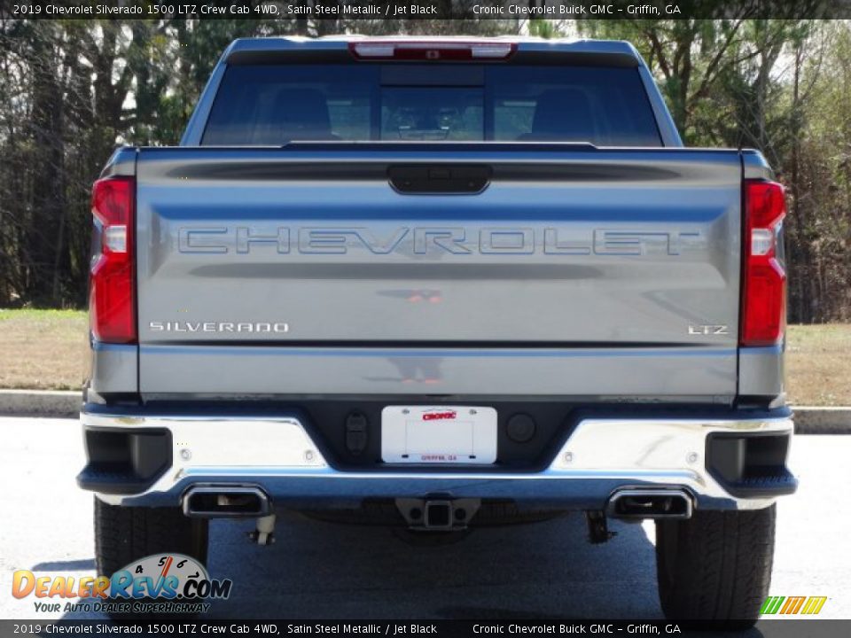 2019 Chevrolet Silverado 1500 LTZ Crew Cab 4WD Satin Steel Metallic / Jet Black Photo #7