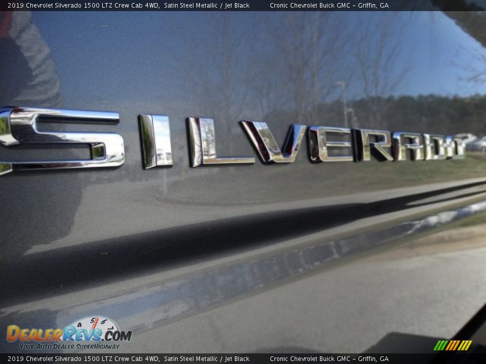 2019 Chevrolet Silverado 1500 LTZ Crew Cab 4WD Satin Steel Metallic / Jet Black Photo #9