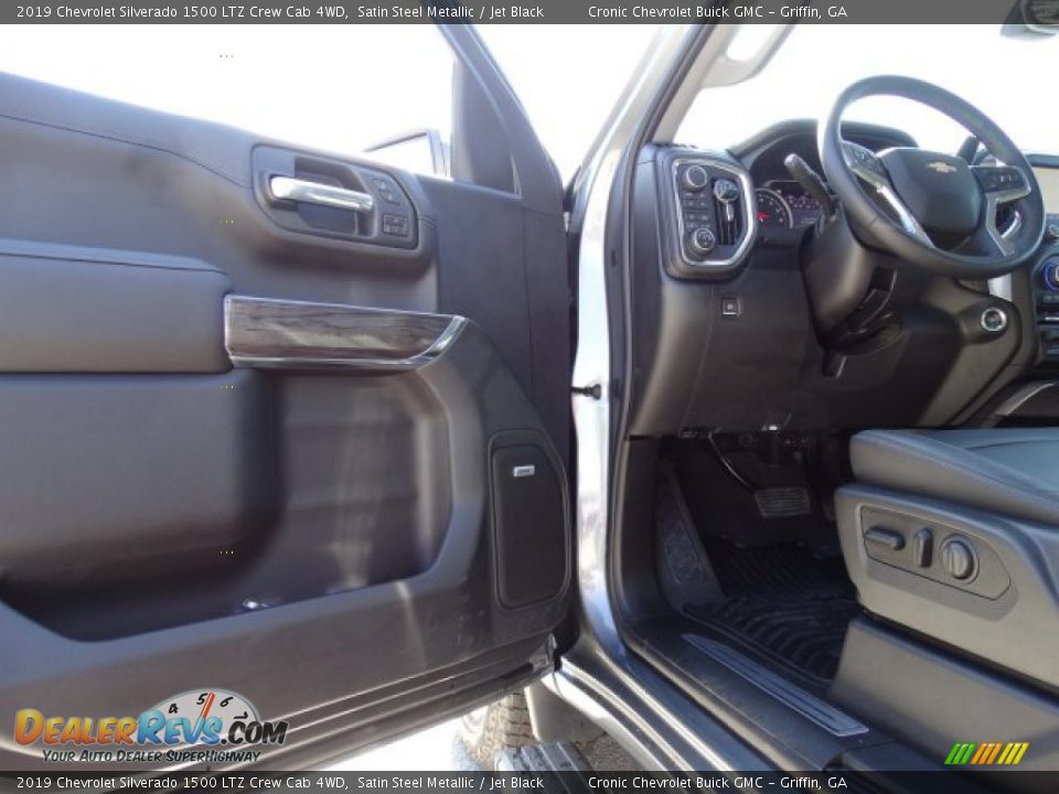 2019 Chevrolet Silverado 1500 LTZ Crew Cab 4WD Satin Steel Metallic / Jet Black Photo #14