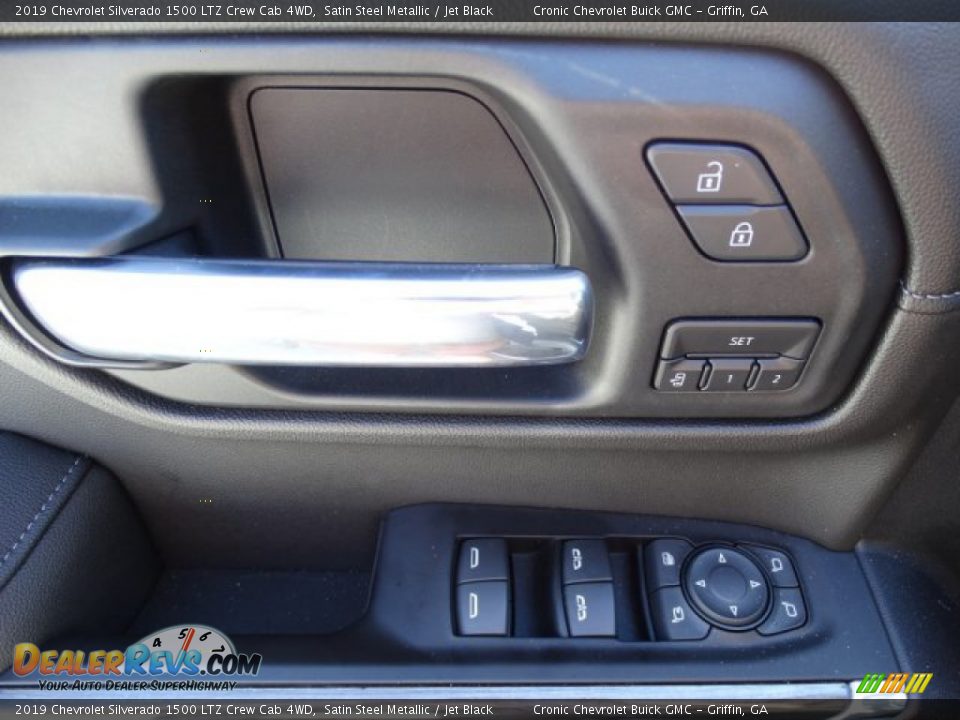2019 Chevrolet Silverado 1500 LTZ Crew Cab 4WD Satin Steel Metallic / Jet Black Photo #16