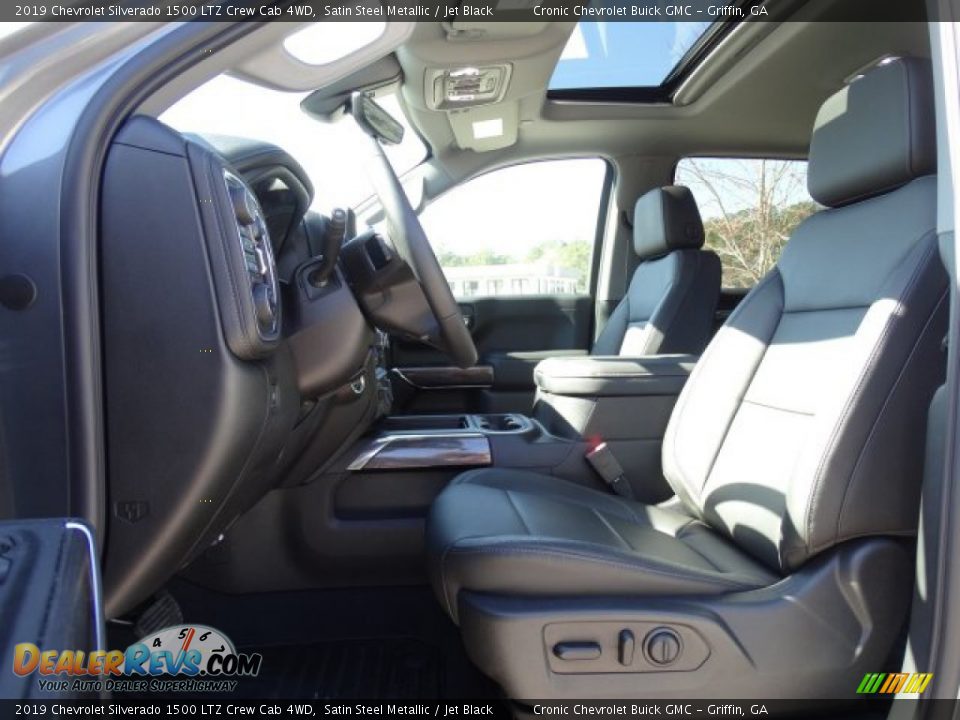 2019 Chevrolet Silverado 1500 LTZ Crew Cab 4WD Satin Steel Metallic / Jet Black Photo #18
