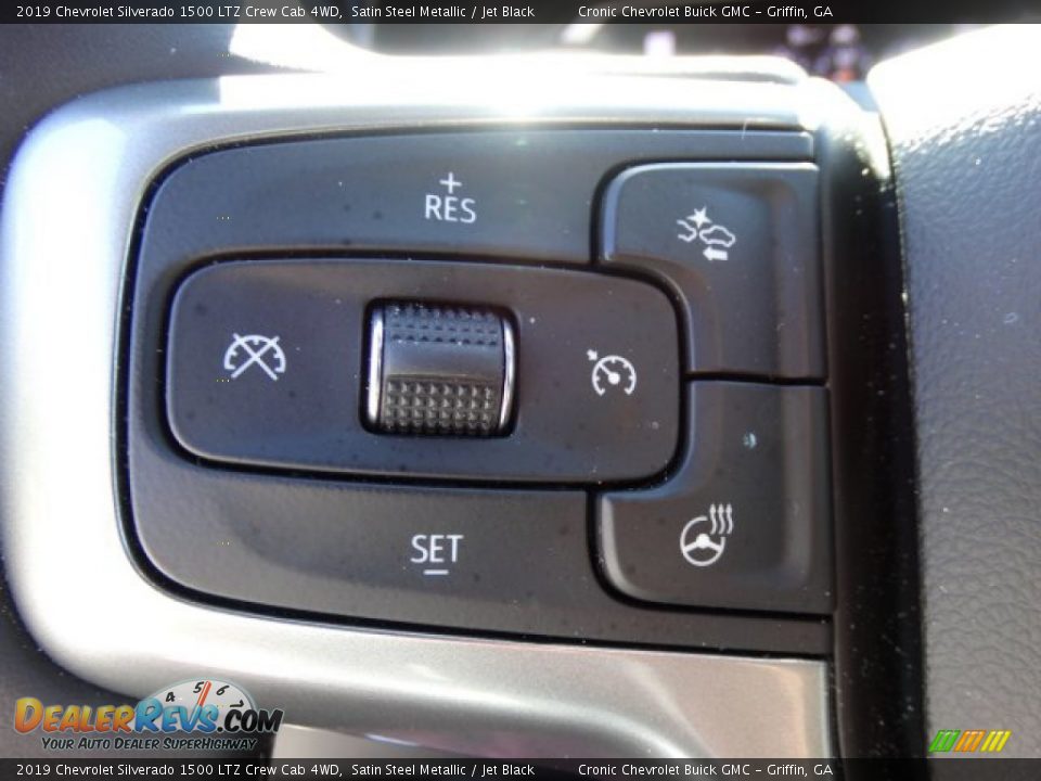 2019 Chevrolet Silverado 1500 LTZ Crew Cab 4WD Satin Steel Metallic / Jet Black Photo #20