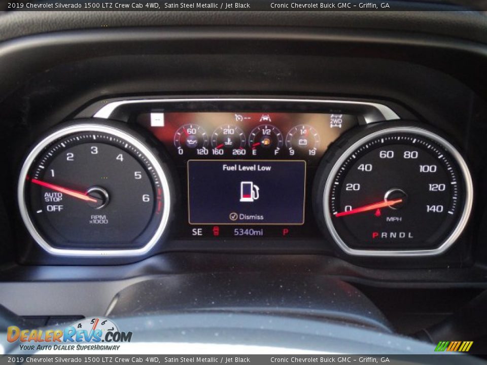 2019 Chevrolet Silverado 1500 LTZ Crew Cab 4WD Satin Steel Metallic / Jet Black Photo #21