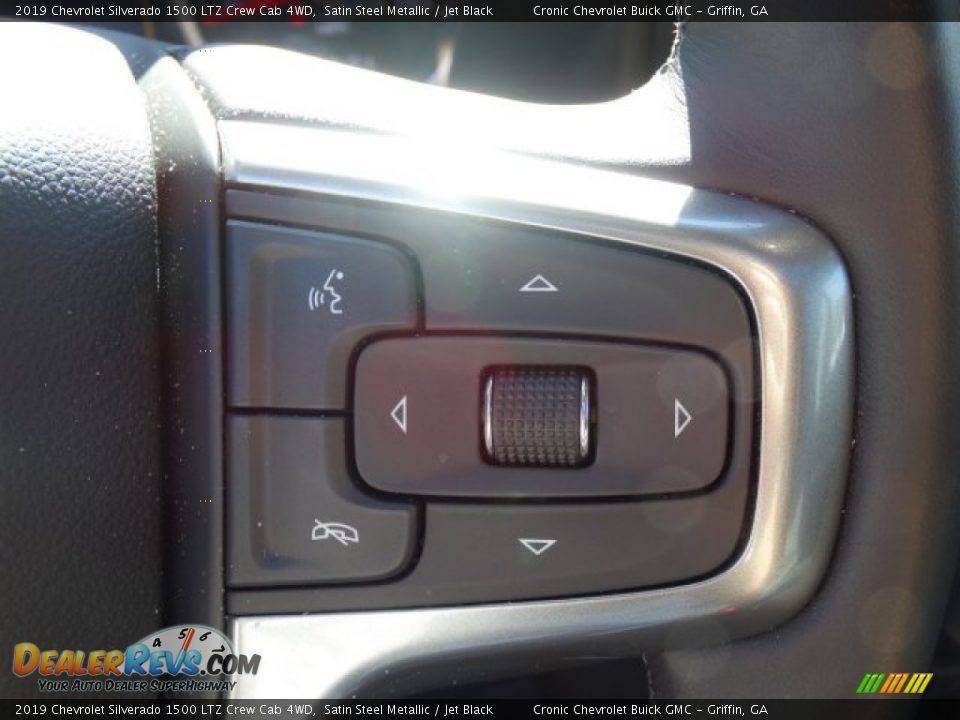 2019 Chevrolet Silverado 1500 LTZ Crew Cab 4WD Satin Steel Metallic / Jet Black Photo #22