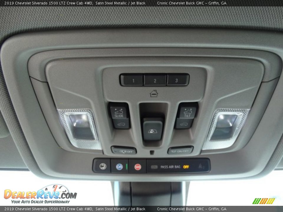 2019 Chevrolet Silverado 1500 LTZ Crew Cab 4WD Satin Steel Metallic / Jet Black Photo #27