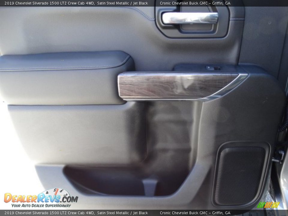 2019 Chevrolet Silverado 1500 LTZ Crew Cab 4WD Satin Steel Metallic / Jet Black Photo #28