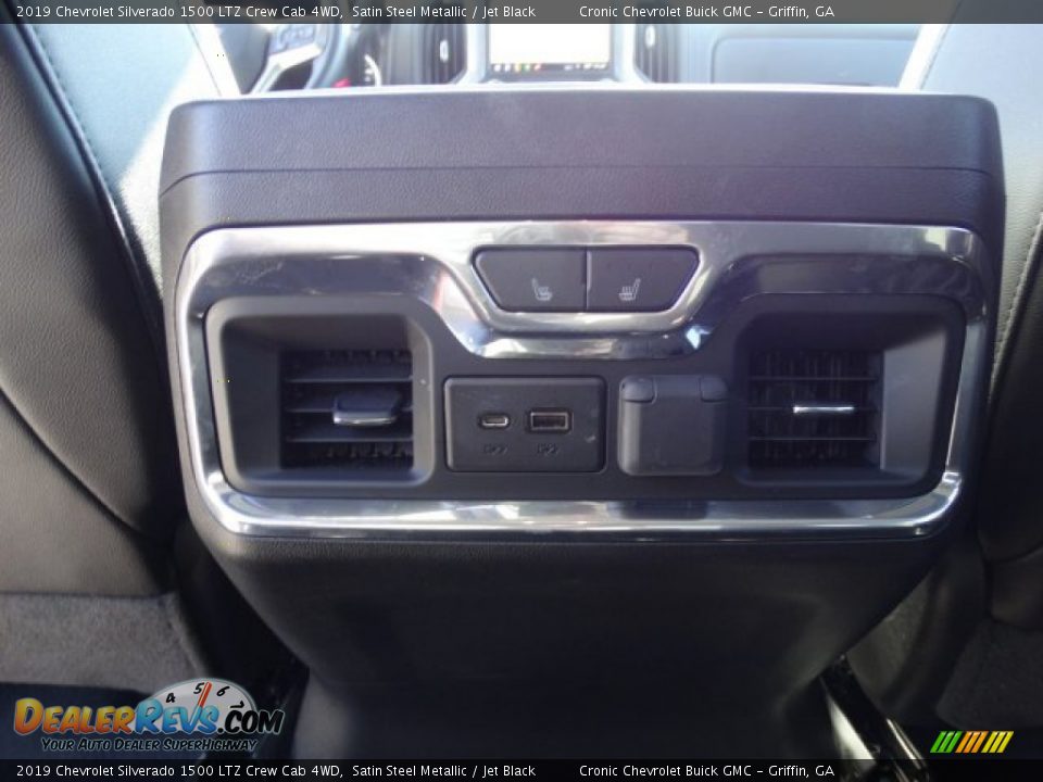 2019 Chevrolet Silverado 1500 LTZ Crew Cab 4WD Satin Steel Metallic / Jet Black Photo #30