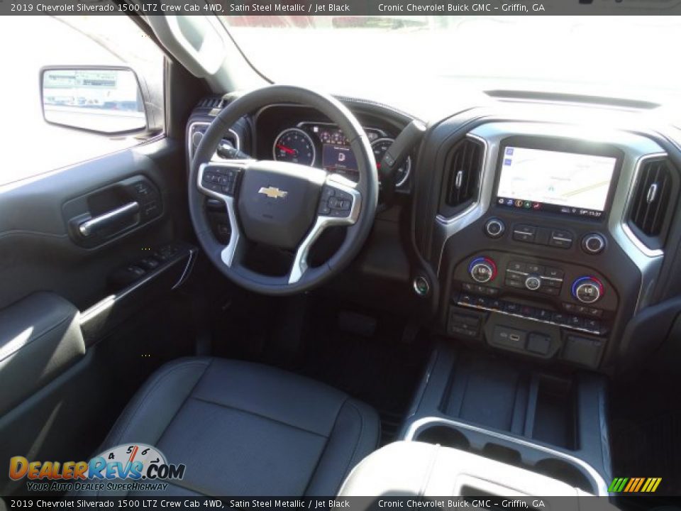 2019 Chevrolet Silverado 1500 LTZ Crew Cab 4WD Satin Steel Metallic / Jet Black Photo #31