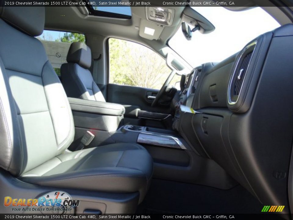 2019 Chevrolet Silverado 1500 LTZ Crew Cab 4WD Satin Steel Metallic / Jet Black Photo #33