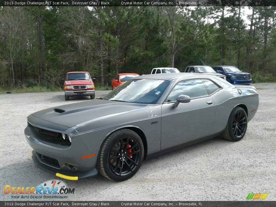 2019 Dodge Challenger R/T Scat Pack Destroyer Gray / Black Photo #1