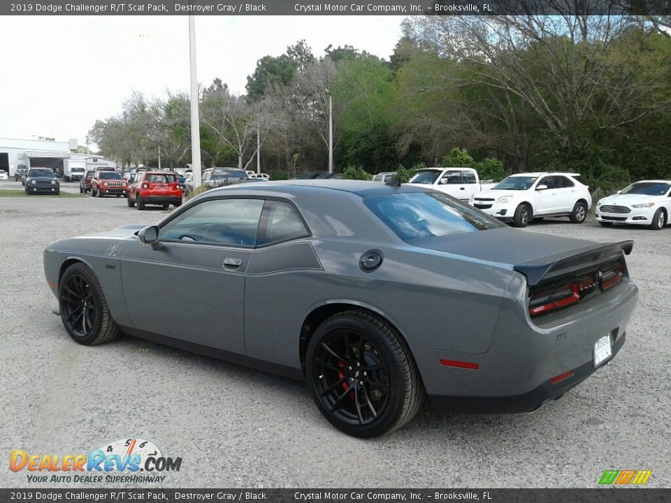 2019 Dodge Challenger R/T Scat Pack Destroyer Gray / Black Photo #3