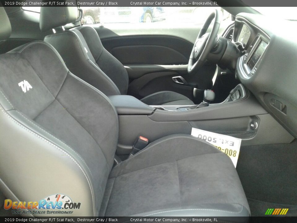 2019 Dodge Challenger R/T Scat Pack Destroyer Gray / Black Photo #12