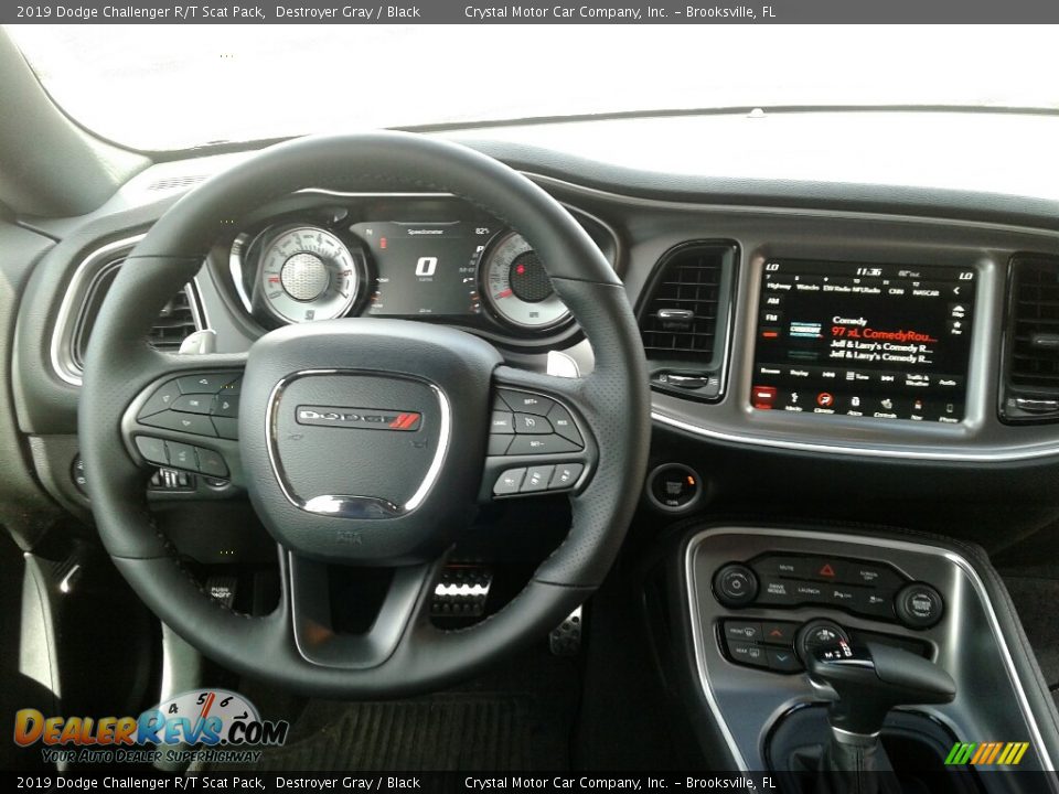 2019 Dodge Challenger R/T Scat Pack Destroyer Gray / Black Photo #13