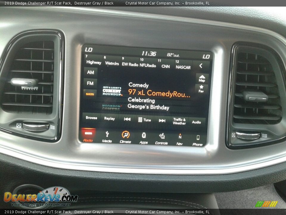 2019 Dodge Challenger R/T Scat Pack Destroyer Gray / Black Photo #15