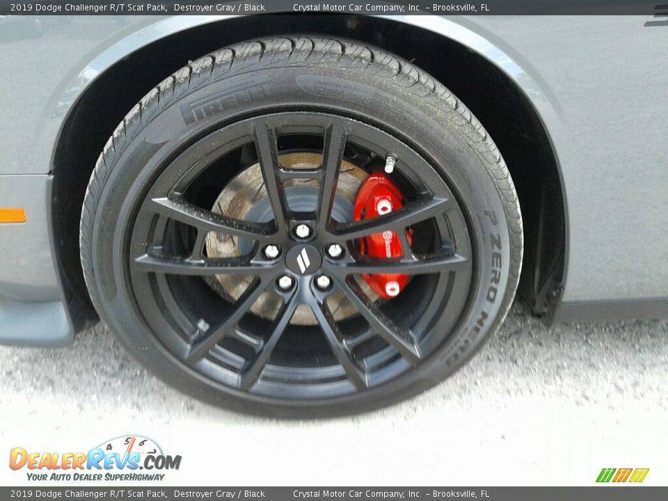 2019 Dodge Challenger R/T Scat Pack Destroyer Gray / Black Photo #20