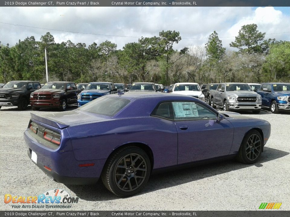 2019 Dodge Challenger GT Plum Crazy Pearl / Black Photo #5