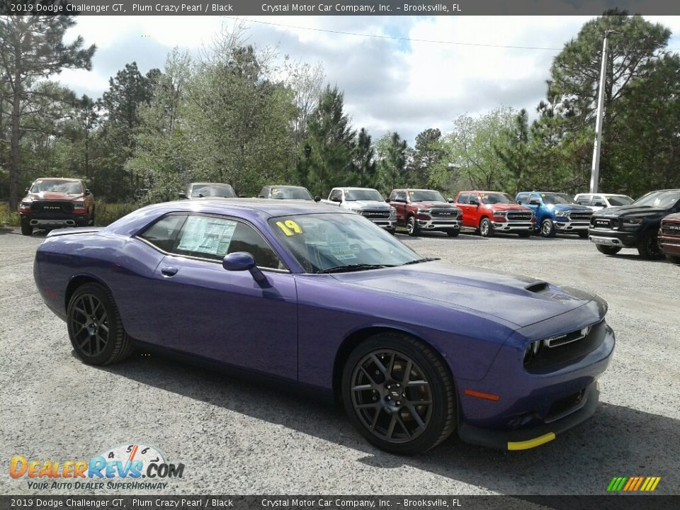 2019 Dodge Challenger GT Plum Crazy Pearl / Black Photo #7