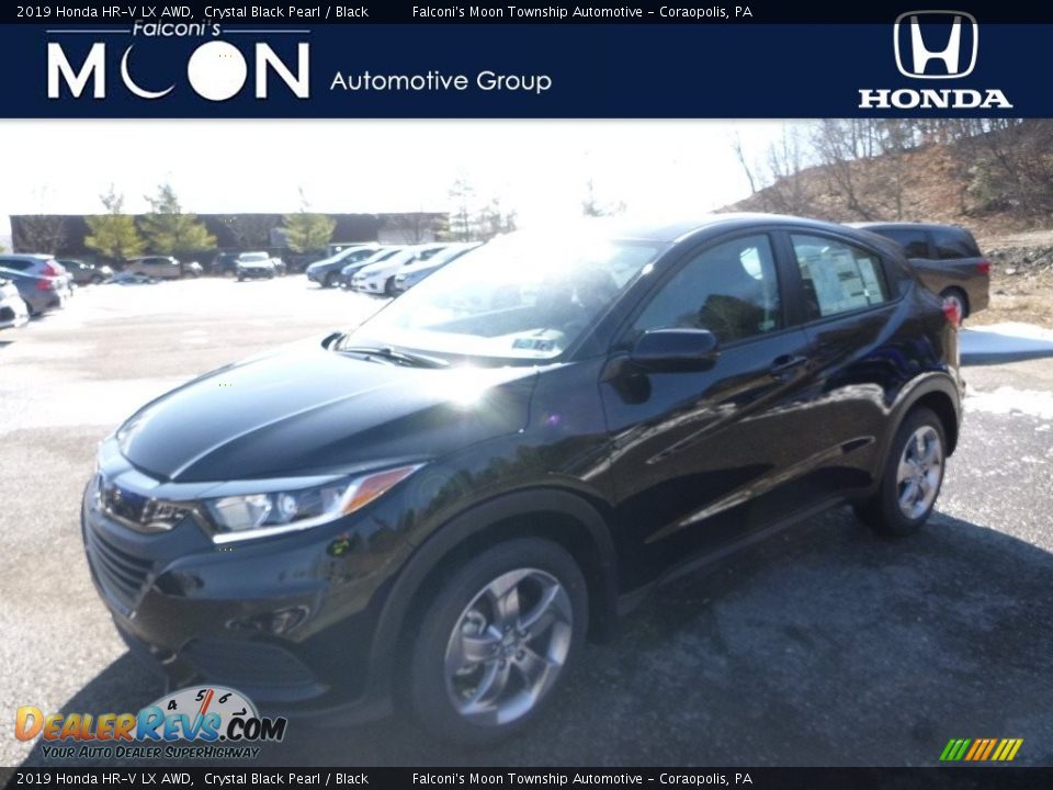 2019 Honda HR-V LX AWD Crystal Black Pearl / Black Photo #1