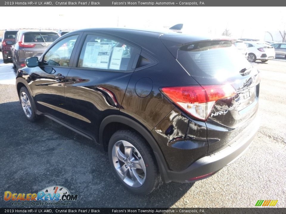 2019 Honda HR-V LX AWD Crystal Black Pearl / Black Photo #2