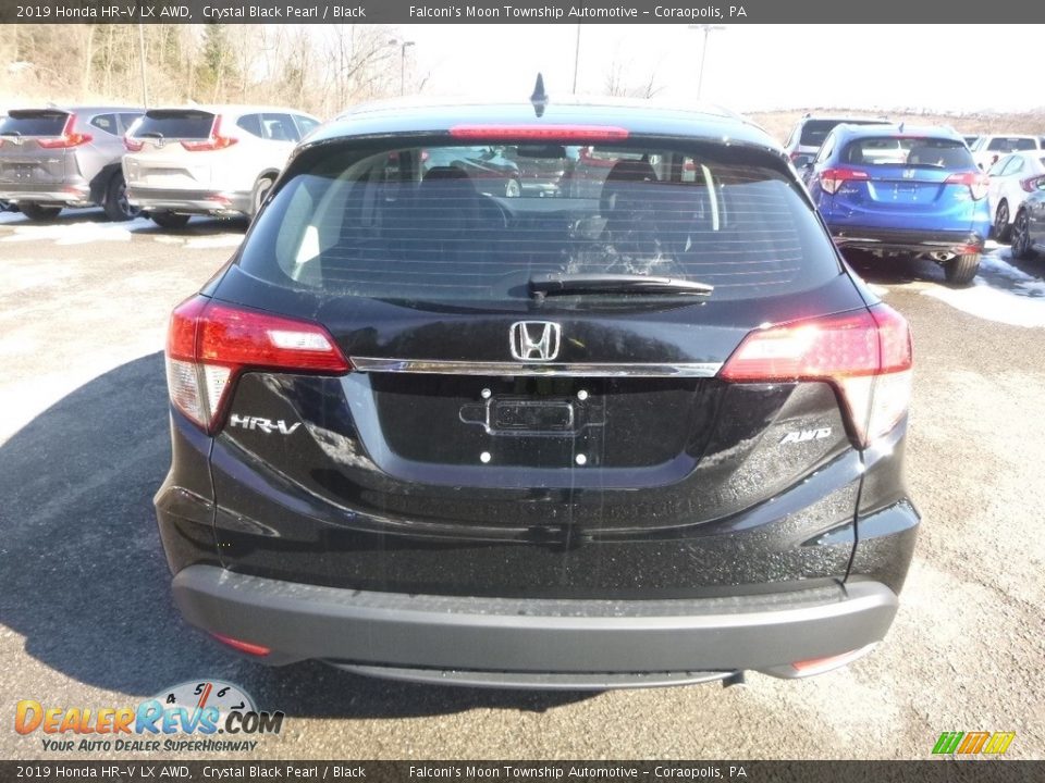 2019 Honda HR-V LX AWD Crystal Black Pearl / Black Photo #3