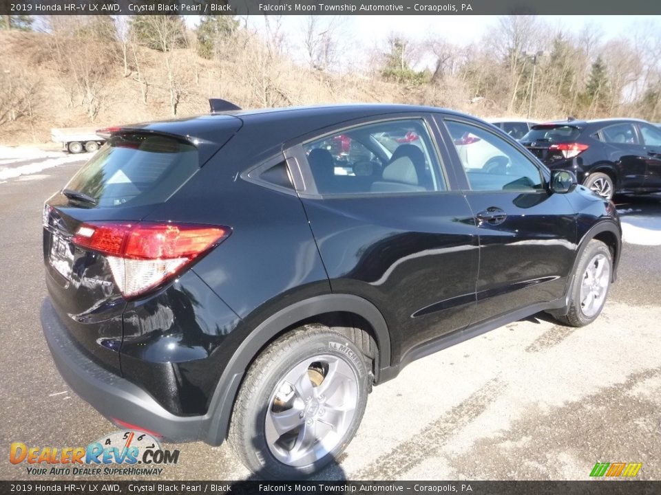 2019 Honda HR-V LX AWD Crystal Black Pearl / Black Photo #4