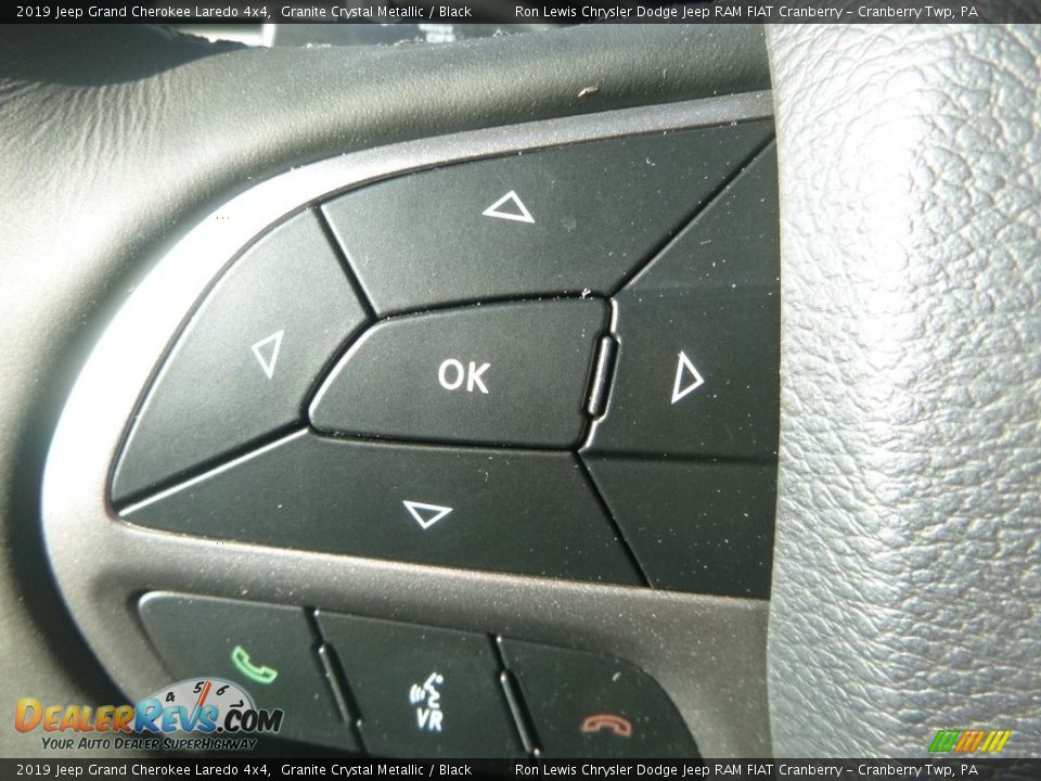 2019 Jeep Grand Cherokee Laredo 4x4 Granite Crystal Metallic / Black Photo #19