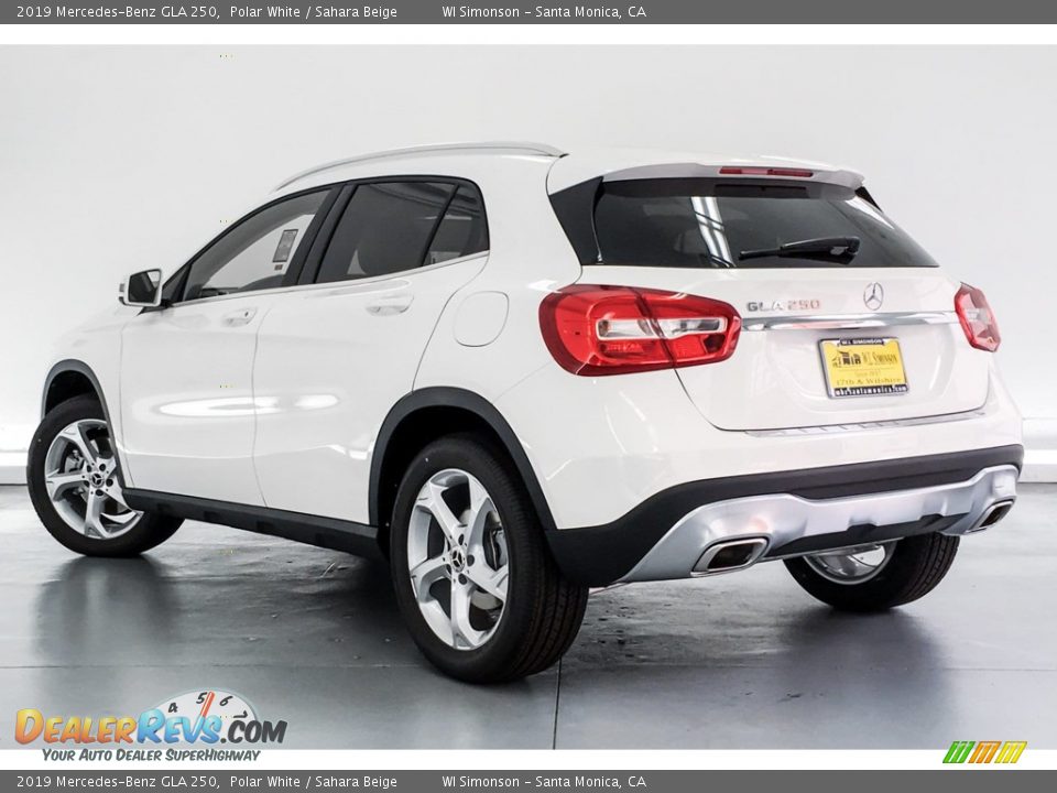 2019 Mercedes-Benz GLA 250 Polar White / Sahara Beige Photo #2