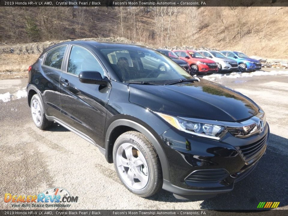 2019 Honda HR-V LX AWD Crystal Black Pearl / Black Photo #6